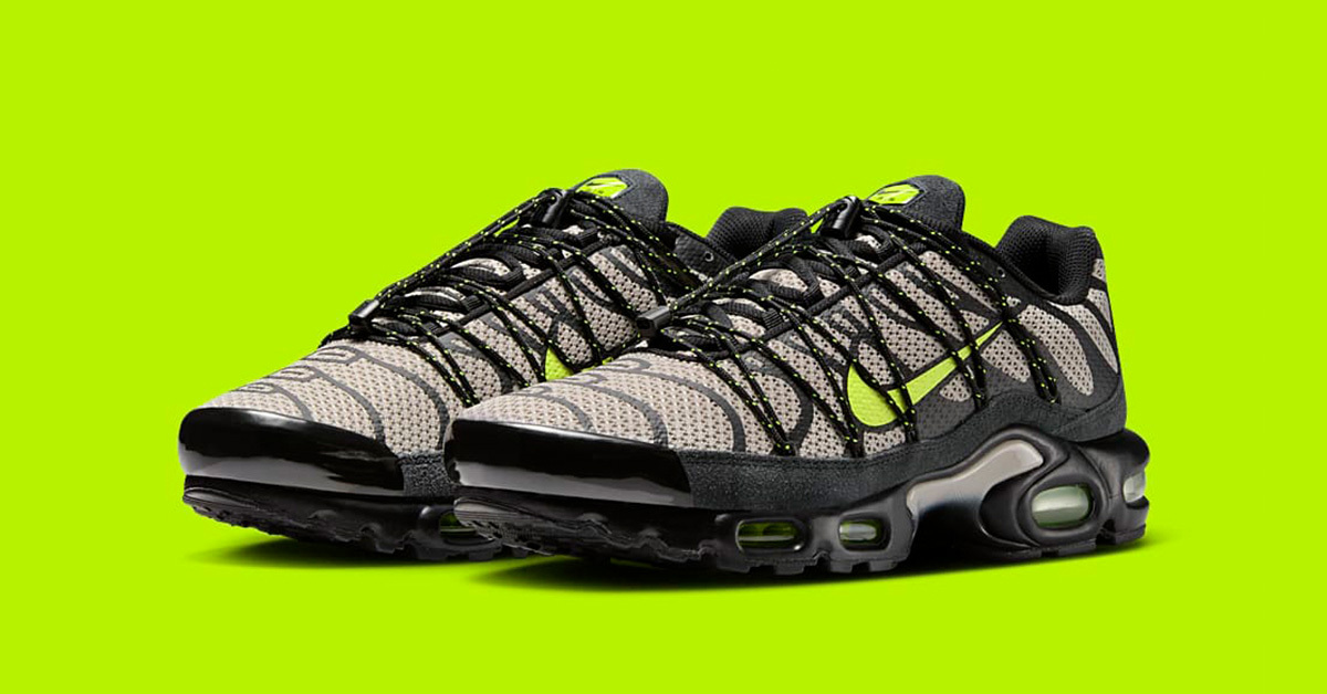 Nike Air Max Plus Utility Black Tan Volt to be released at the end